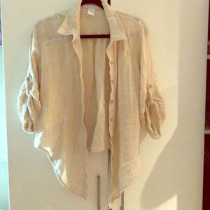 Free button-down top